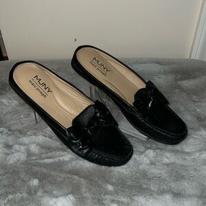 MJNY Leather Mules Size 8.5 Gently Worn by Marc Joseph